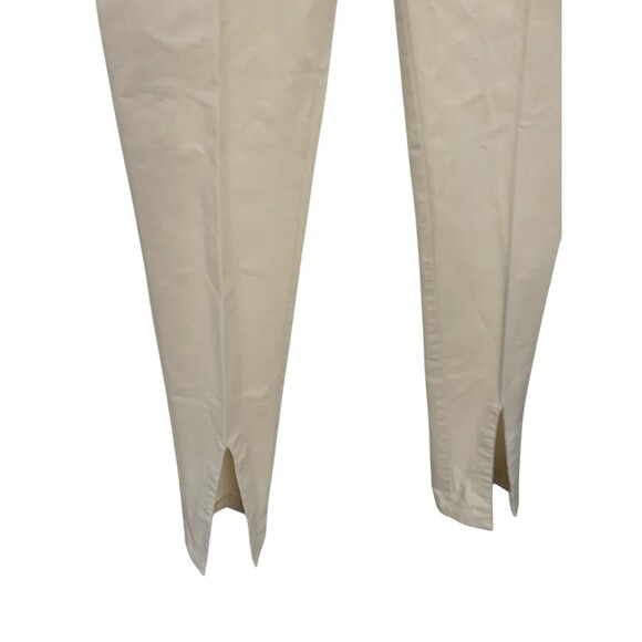 MNG Suit Split Hem Pants in Cream Ivory SZ 4 - Picture 11 of 13